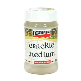 Lakier do spękań Crackle Medium - Pentart - jednoskładnikowy, 100 ml