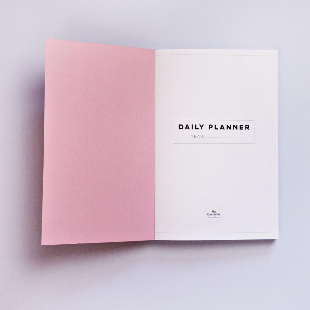 Daily planner Leaf Scribble no. 2, A5 - The Completist. - 90 g/m2