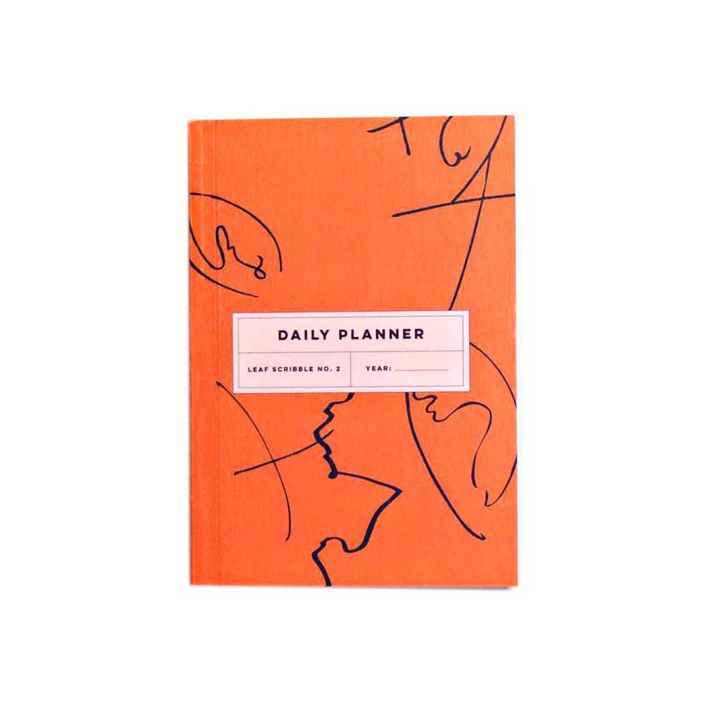 Daily planner Leaf Scribble no. 2, A5 - The Completist. - 90 g/m2