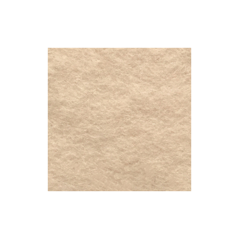 Filc wełniany A4 - kremowy marshmallow, 1 mm