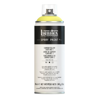 Farba akrylowa w spray'u - Liquitex - Cadmium Yellow Light Hue 5, 400 ml