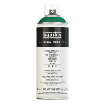 Acrylic spray paint - Liquitex - Phthalo Green 5, 400 ml