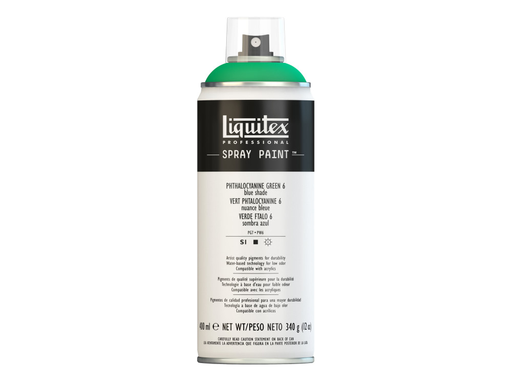 Acrylic spray paint - Liquitex - Phthalo Green 6, 400 ml