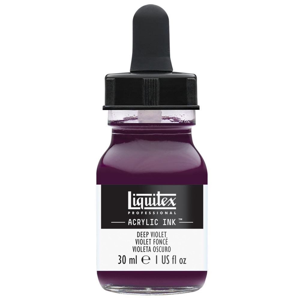 Tusz akrylowy - Liquitex - Deep Violet, 30 ml