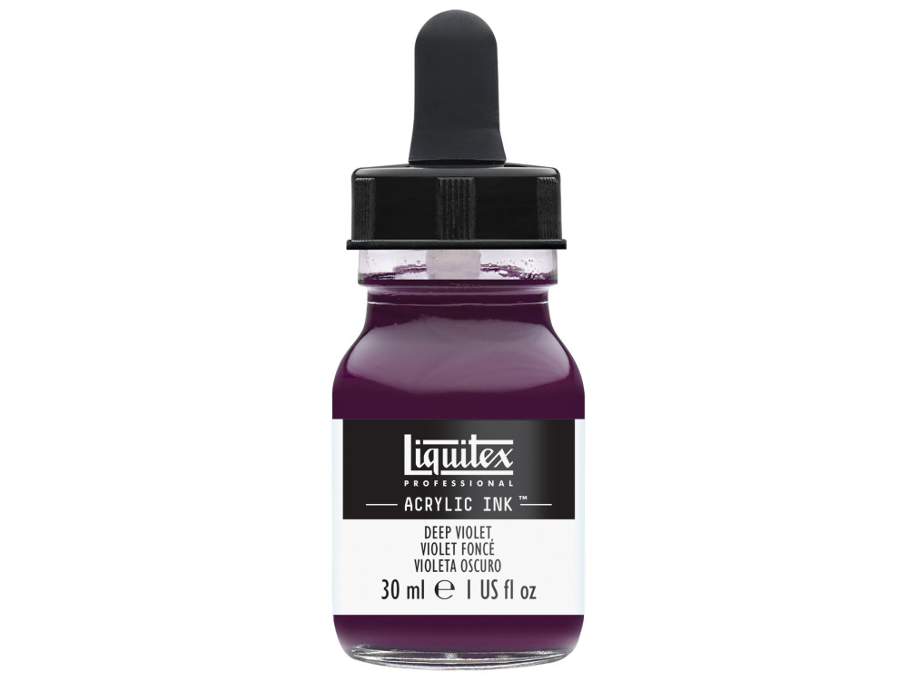 Professional Acrylic ink - Liquitex - Deep Violet, 30 ml