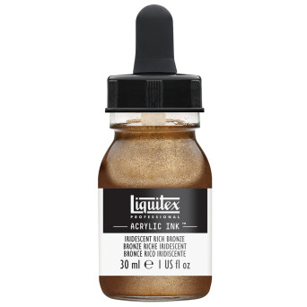Professional Acrylic ink - Liquitex - Iridescent Rich Bronze, 30 ml