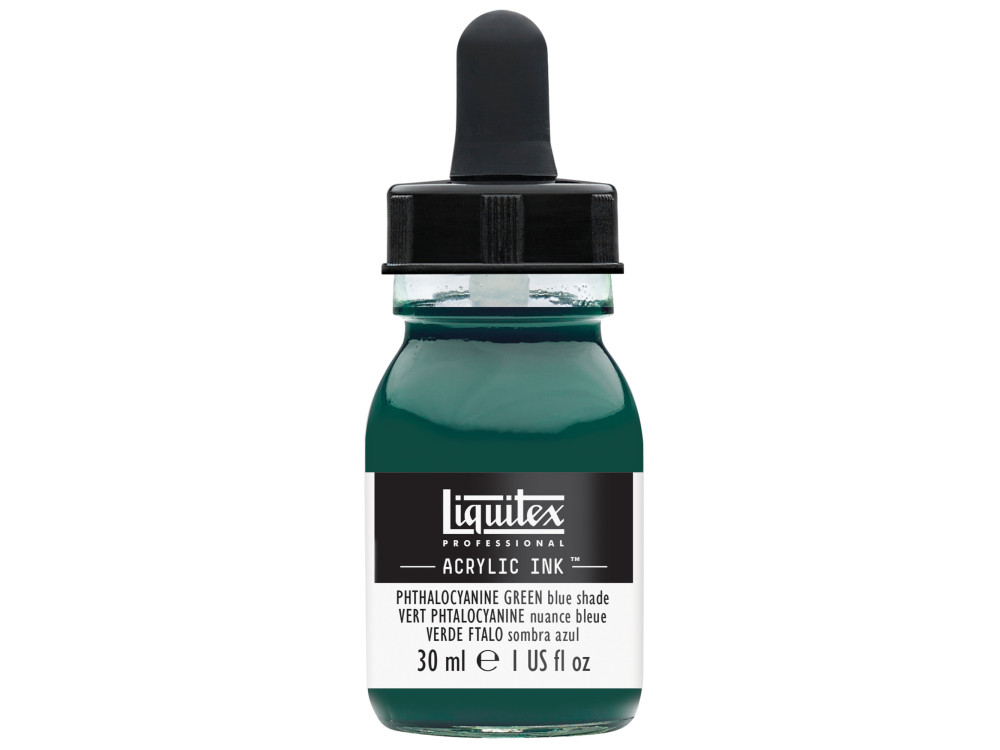 Tusz akrylowy - Liquitex - Phthalo Green Blue Shade, 30 ml