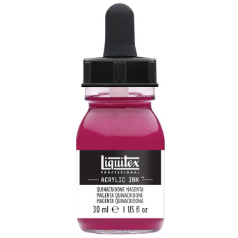 Professional Acrylic ink - Liquitex - Quinacridone Magenta, 30 ml