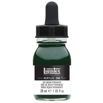 Tusz akrylowy - Liquitex - Sap Green Permanent, 30 ml