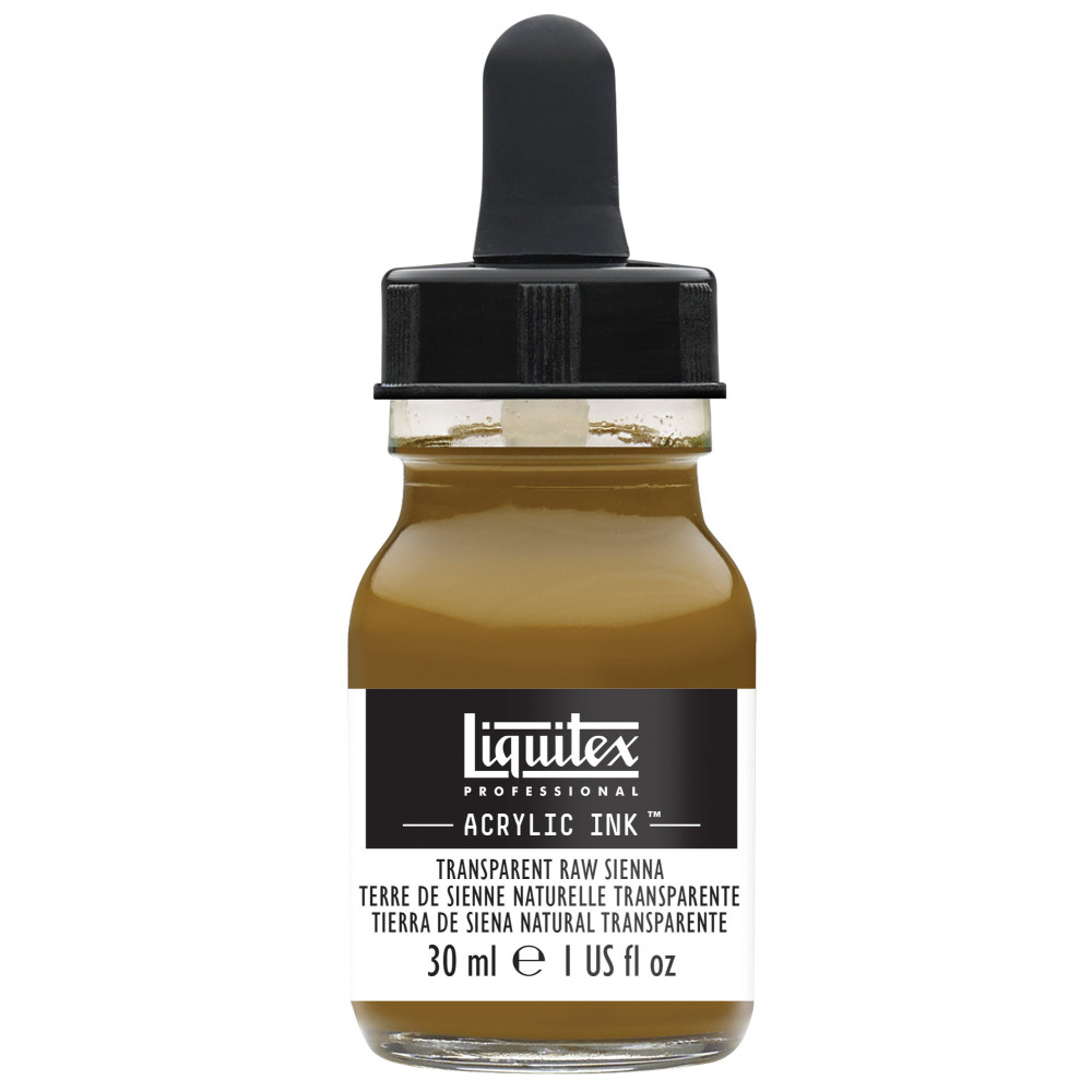 Tusz akrylowy - Liquitex - Transparent Raw Sienna, 30 ml