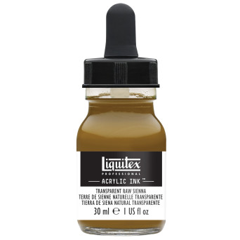 Tusz akrylowy - Liquitex - Transparent Raw Sienna, 30 ml