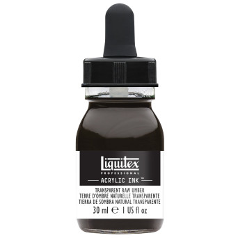 Tusz akrylowy - Liquitex - Transparent Raw Umber, 30 ml