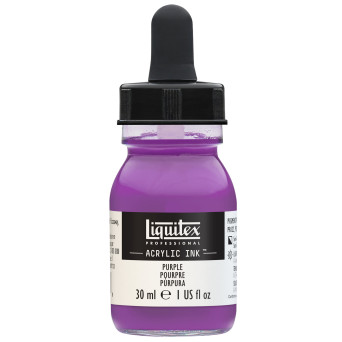 Tusz akrylowy - Liquitex - Purple, 30 ml