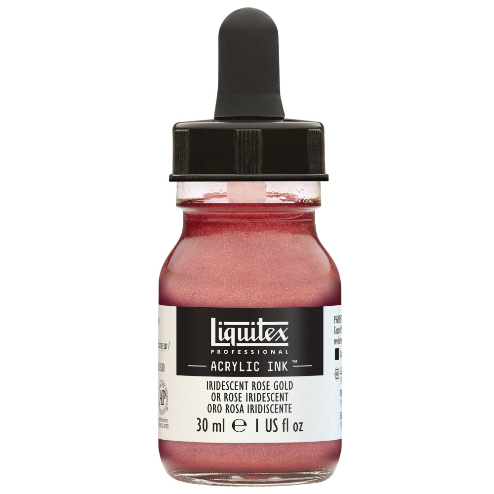 Professional Acrylic ink - Liquitex - Iridescent Rose Gold, 30 ml