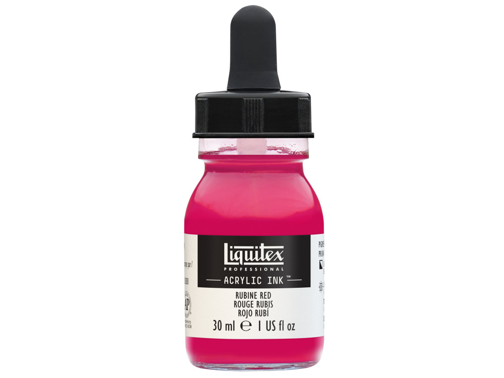 Tusz akrylowy - Liquitex - Rubine Red 30 ml