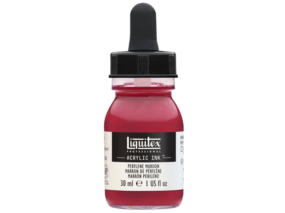 Professional Acrylic ink - Liquitex - Perylene Maroon, 30 ml