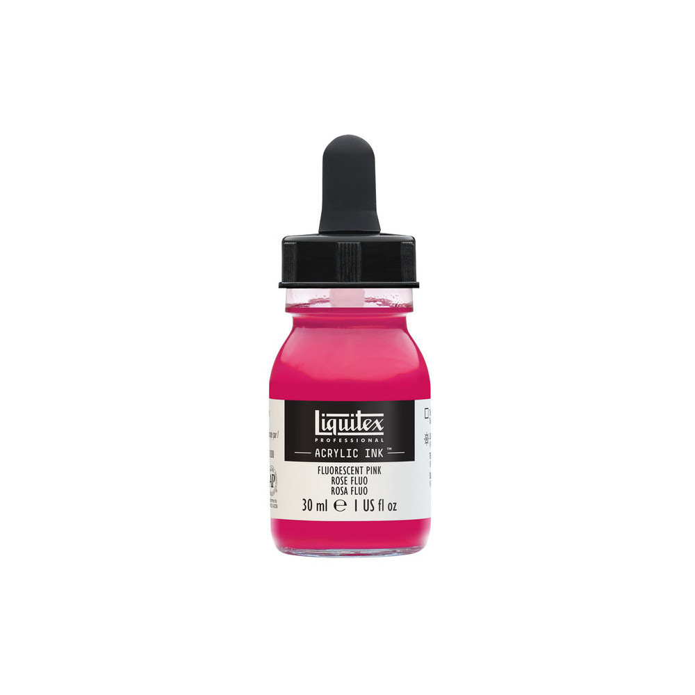 Tusz akrylowy - Liquitex - Fluorescent Pink, 30 ml