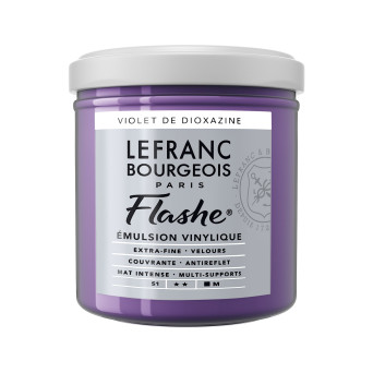 Acrylic paint Flashe - Lefranc & Bourgeois - Dioxazine Violet, 125 ml
