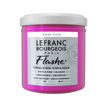 Farba akrylowa Flashe - Lefranc & Bourgeois - Fluorescent Pink, 125 ml
