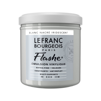 Farba akrylowa Flashe - Lefranc & Bourgeois - Pearl White Iridescent, 125 ml