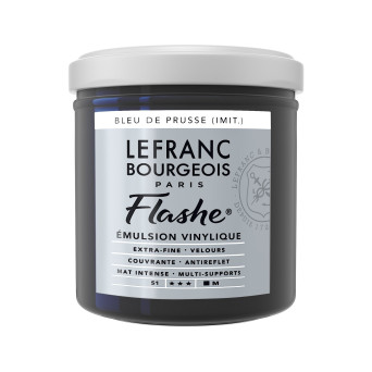 Acrylic paint Flashe - Lefranc & Bourgeois - Prussian Blue, 125 ml