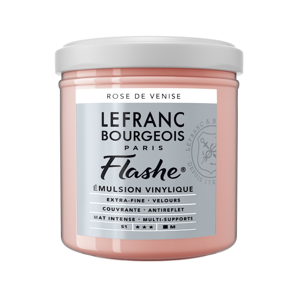 Acrylic paint Flashe - Lefranc & Bourgeois - Venetian Pink, 125 ml