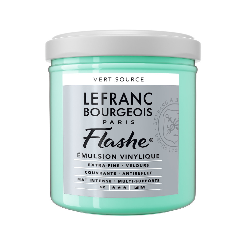 Farba akrylowa Flashe - Lefranc & Bourgeois - Water Green, 125 ml