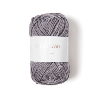 Włóczka bawełniana Ricorumi DK - Rico Design - Mouse Grey, 25 g