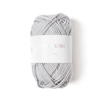 Ricorumi DK cotton yarn - Rico Design - Silver Grey, 25 g