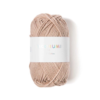 Włóczka bawełniana Ricorumi DK - Rico Design - Beige, 25 g