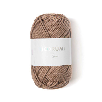 Włóczka bawełniana Ricorumi DK - Rico Design - Light Brown, 25 g