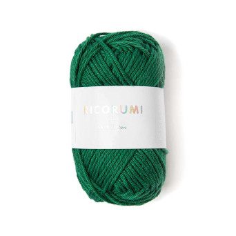 Włóczka bawełniana Ricorumi DK - Rico Design - Fir Green, 25 g