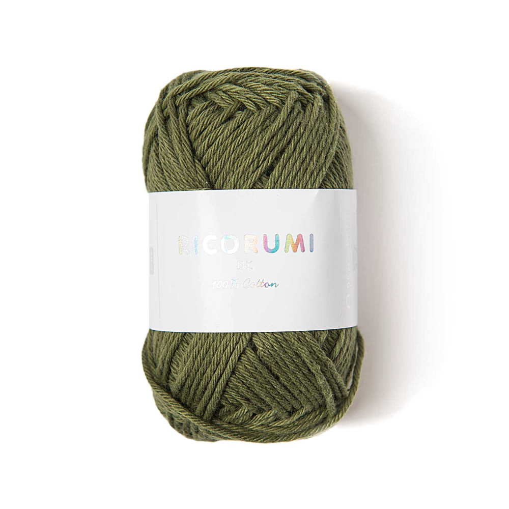 Włóczka bawełniana Ricorumi DK - Rico Design - Olive, 25 g