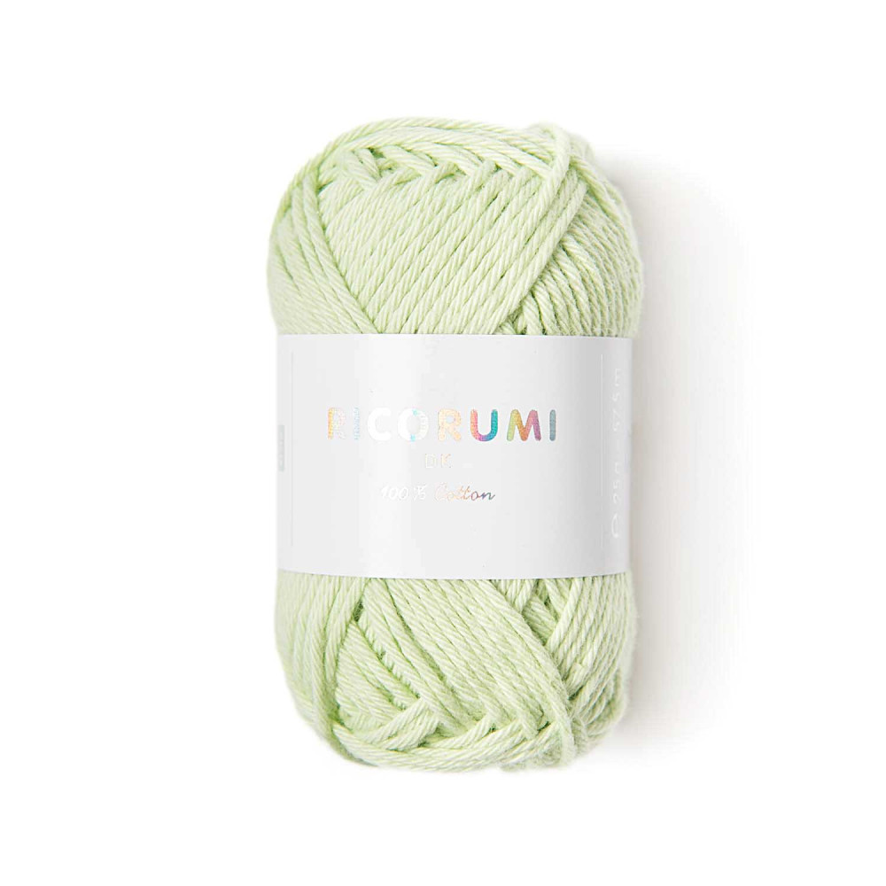Ricorumi DK cotton yarn - Rico Design - Pastel Green, 25 g