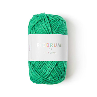 Włóczka bawełniana Ricorumi DK - Rico Design - Grass Green, 25 g