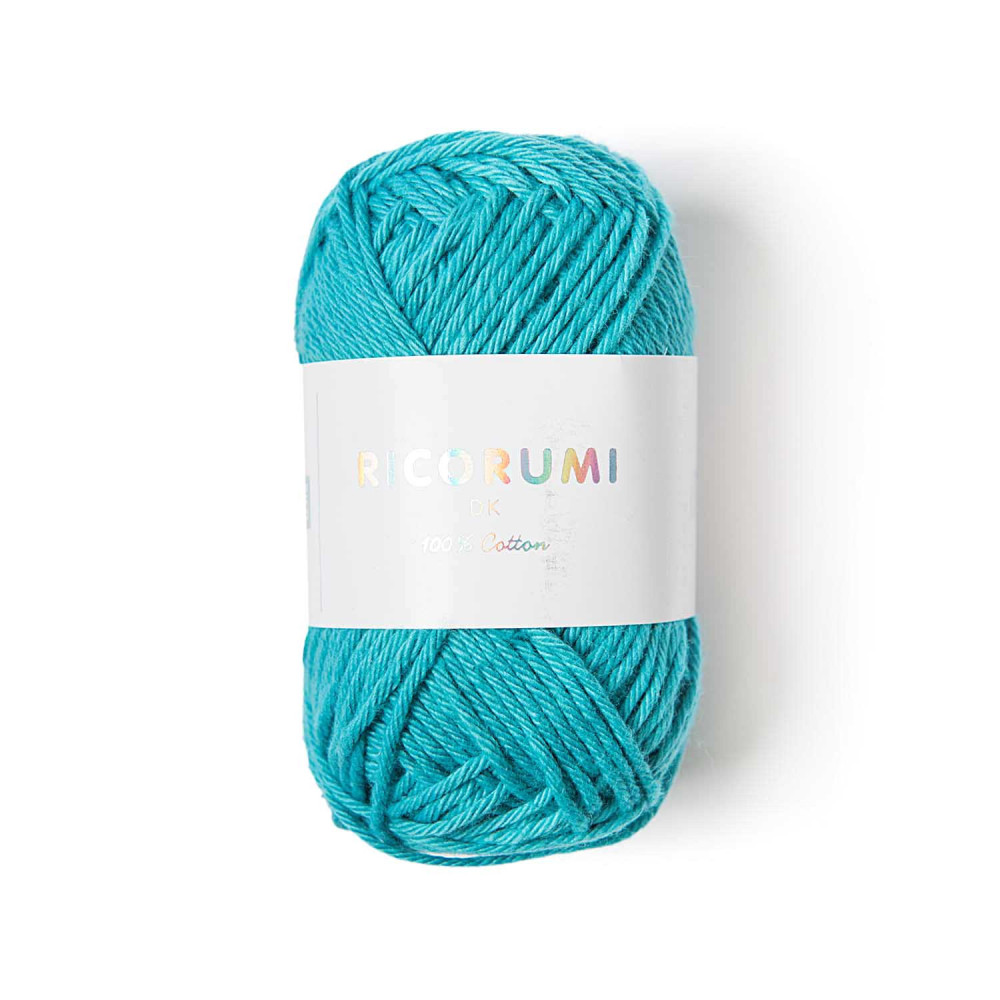 Włóczka bawełniana Ricorumi DK - Rico Design - Turquoise, 25 g