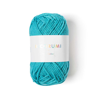 Włóczka bawełniana Ricorumi DK - Rico Design - Turquoise, 25 g