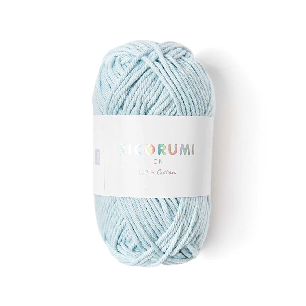 Włóczka bawełniana Ricorumi DK - Rico Design - Light Blue, 25 g