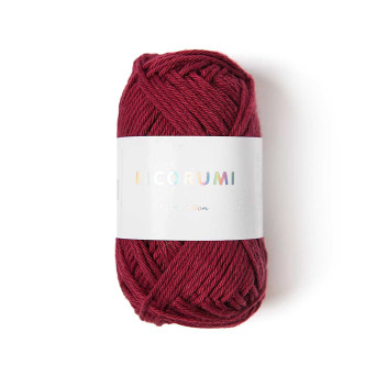 Ricorumi DK cotton yarn - Rico Design - Burgundy, 25 g