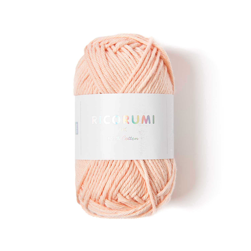 Włóczka bawełniana Ricorumi DK - Rico Design - Peach, 25 g