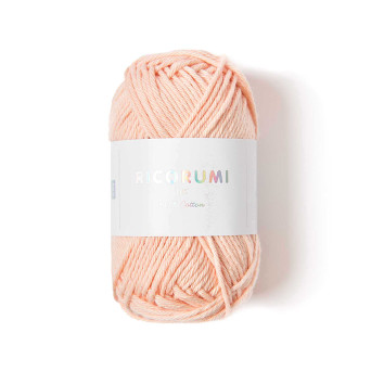 Włóczka bawełniana Ricorumi DK - Rico Design - Peach, 25 g
