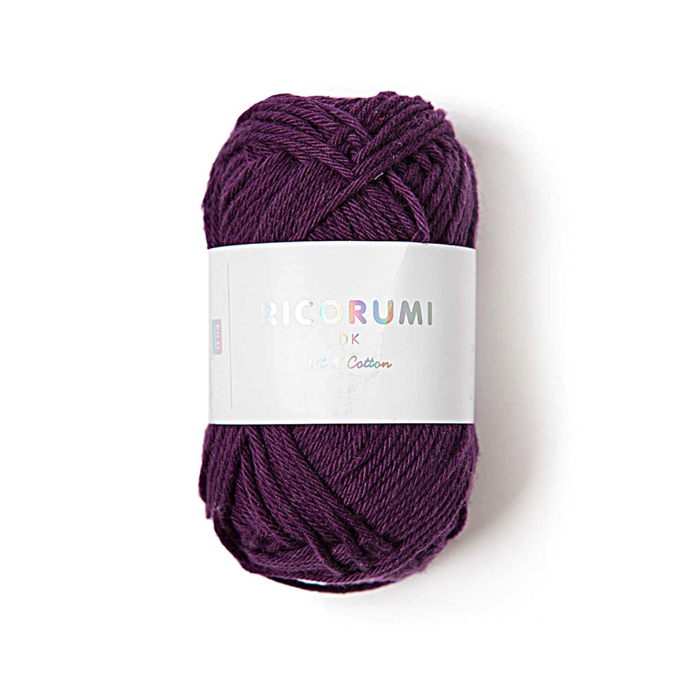 Włóczka bawełniana Ricorumi DK - Rico Design - Purple, 25 g