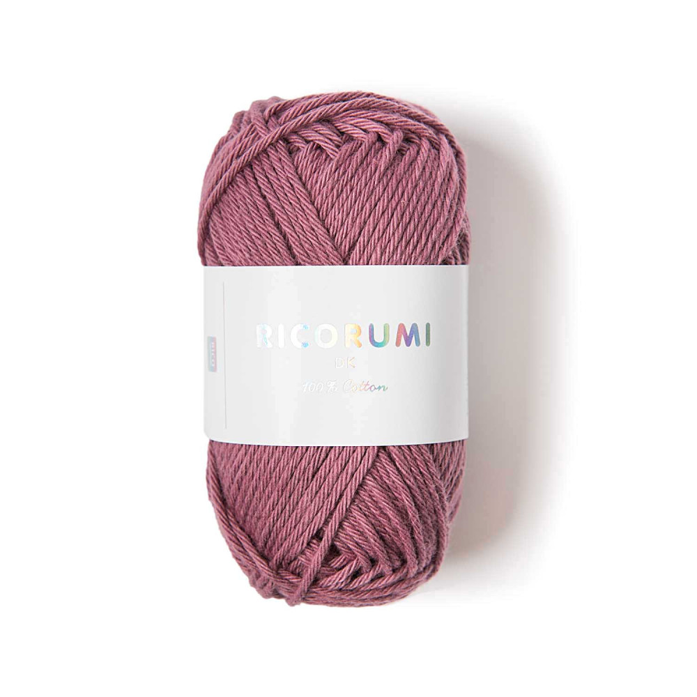 Włóczka bawełniana Ricorumi DK - Rico Design - Mauve, 25 g