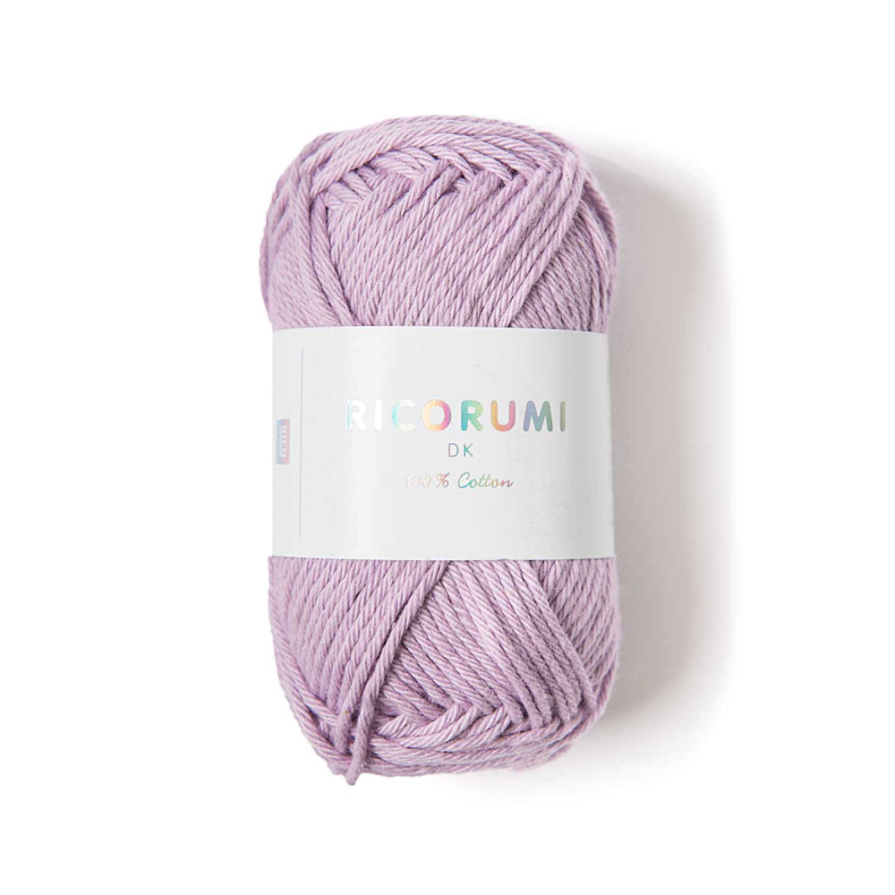 Włóczka bawełniana Ricorumi DK - Rico Design - Lilac, 25 g