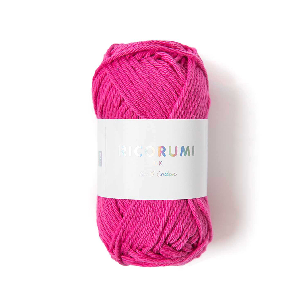 Włóczka bawełniana Ricorumi DK - Rico Design - Fuchsia, 25 g