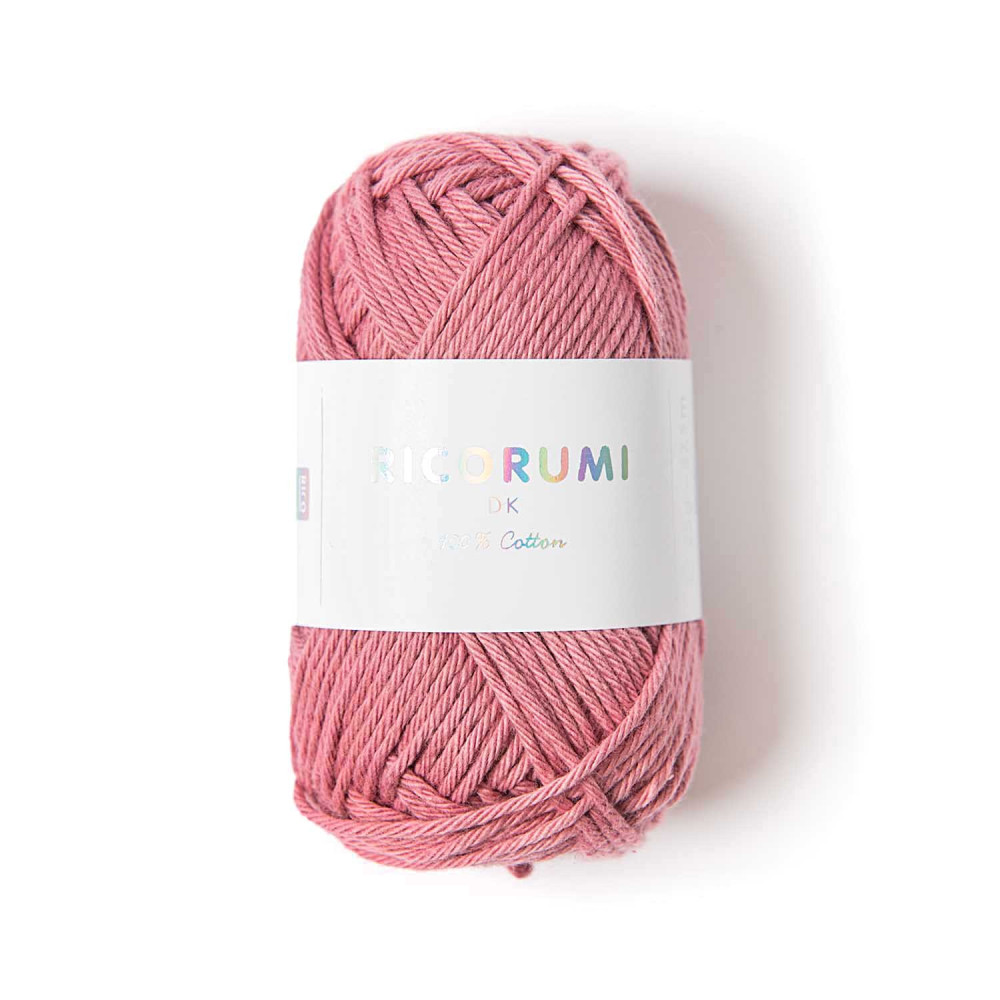 Włóczka bawełniana Ricorumi DK - Rico Design - Smokey Rose, 25 g