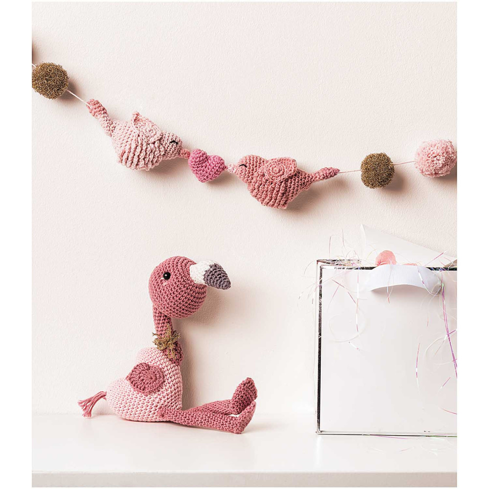 Ricorumi DK cotton yarn - Rico Design - Smokey Rose, 25 g