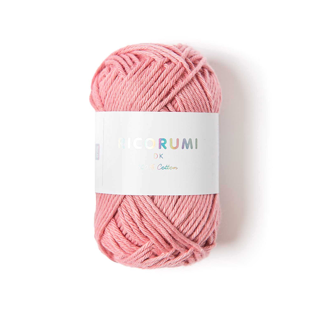 Ricorumi DK cotton yarn - Rico Design - Coral, 25 g