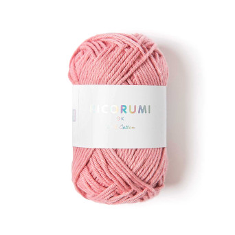 Ricorumi DK cotton yarn - Rico Design - Coral, 25 g