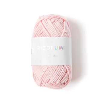 Ricorumi DK cotton yarn - Rico Design - Rose, 25 g